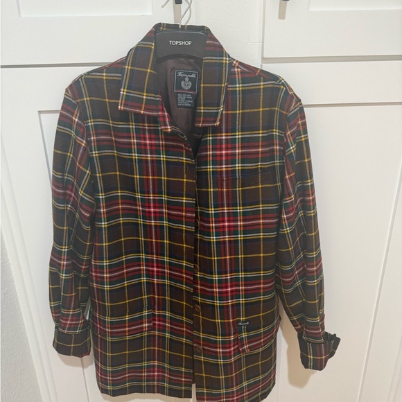 Faconnable Multicolor Plaid Wool Jacket - Picture 8 of 8